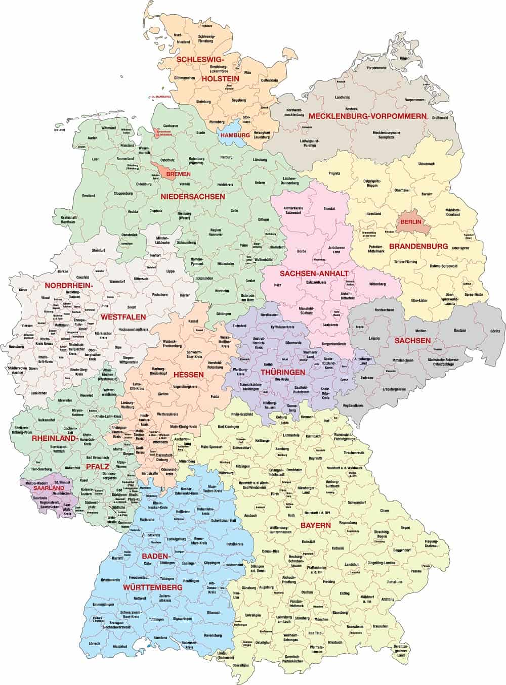German States Map