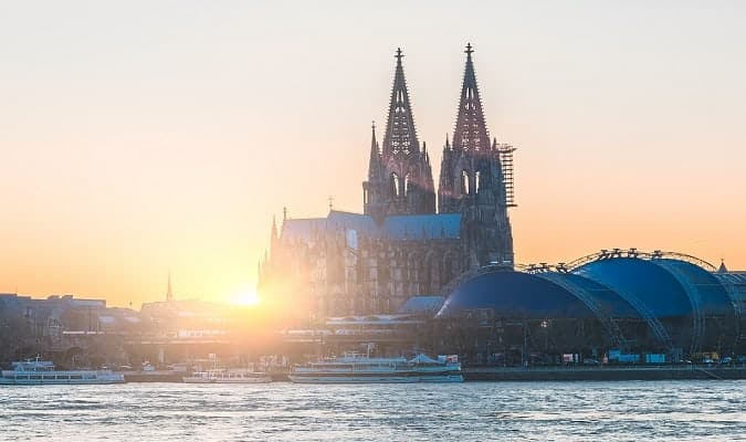 Cologne, a beautiful city in Germany known for its cathedral