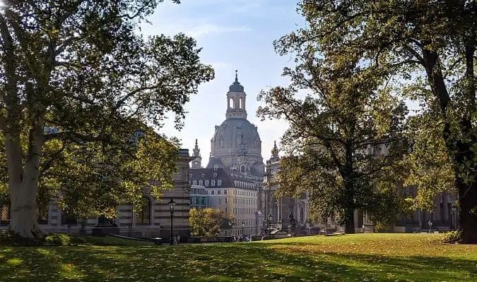 Beautiful green area in Dresden