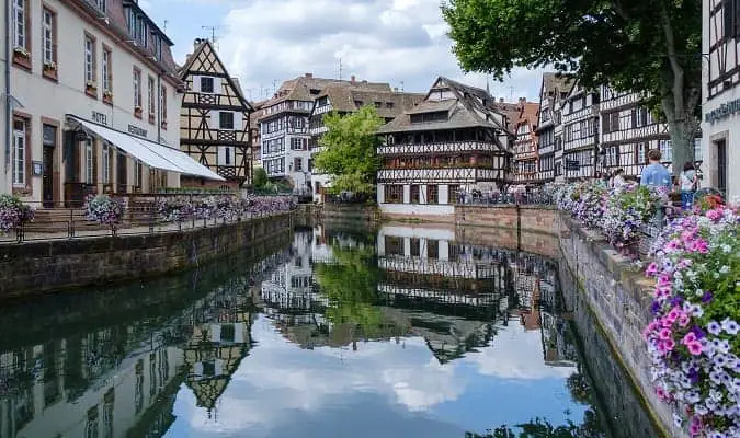Strasbourg, France, a beautiful city near the German border