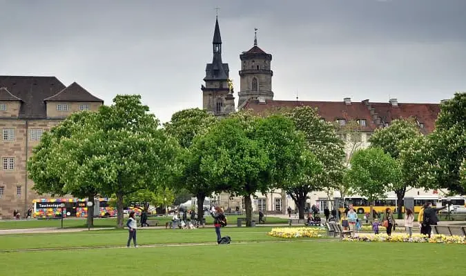 Green area in Stuttgart