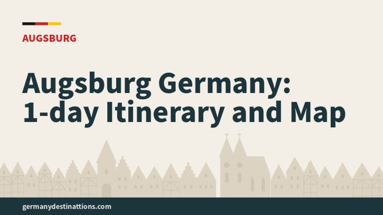 Augsburg Germany: 1-day Itinerary and Map