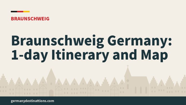 Braunschweig Germany: 1-day Itinerary and Map