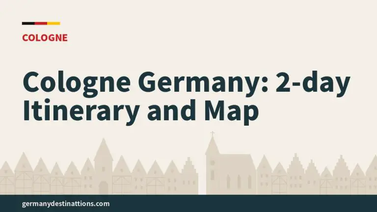 Cologne Germany: 2-day Itinerary and Map