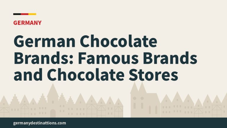 German Chocolate Brands: Famous Brands and Chocolate Stores