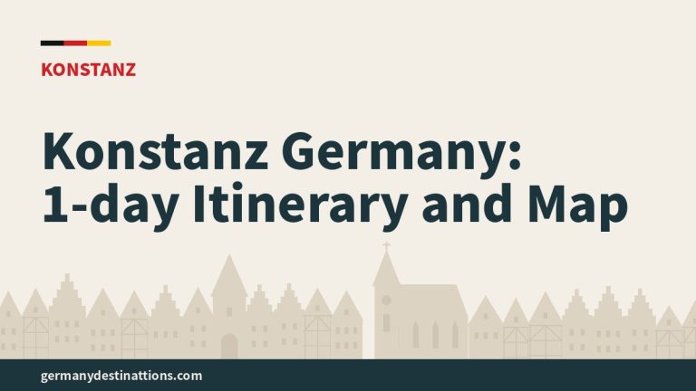 Konstanz Germany: 1-day Itinerary and Map
