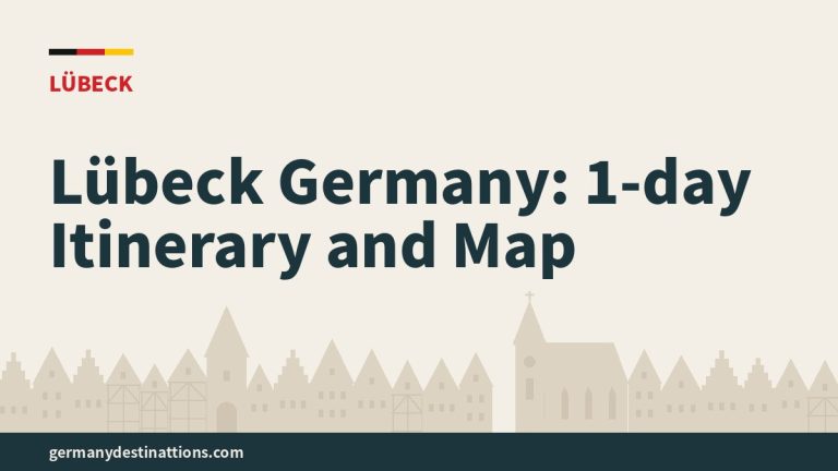 Lübeck Germany: 1-day Itinerary and Map
