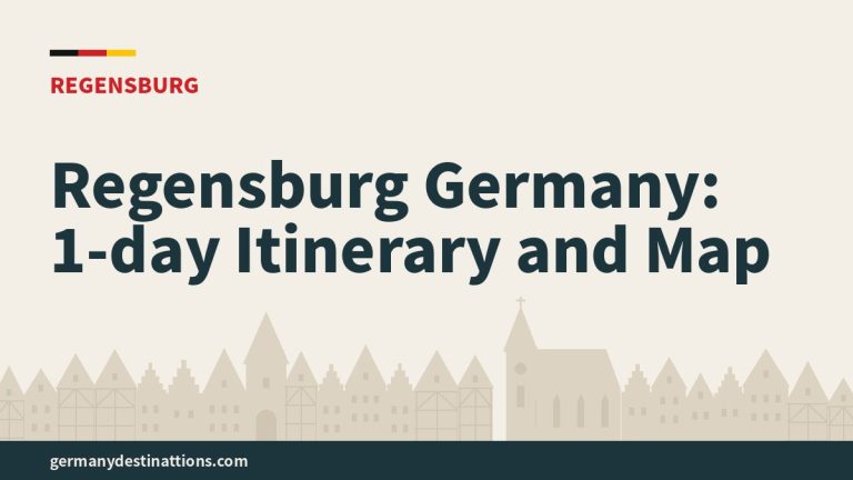 Regensburg Germany: 1-day Itinerary and Map