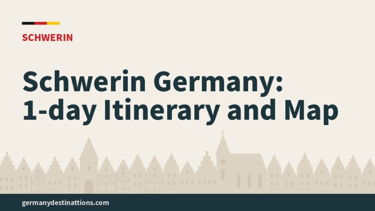 Schwerin Germany: 1-day Itinerary and Map