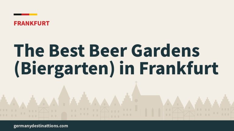 The Best Beer Gardens (Biergarten) in Frankfurt