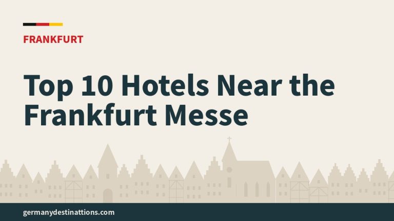 Top 10 Hotels Near the Frankfurt Messe
