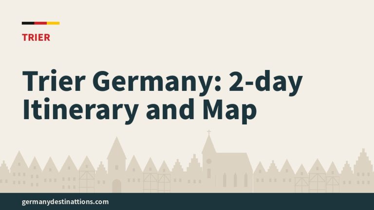 Trier Germany: 2-day Itinerary and Map