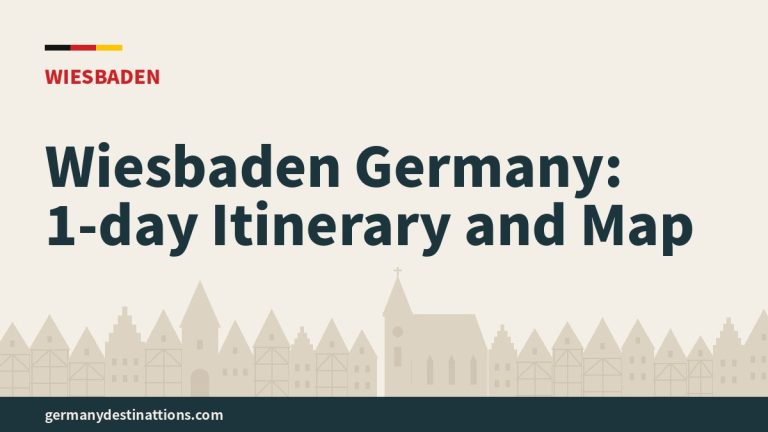 Wiesbaden Germany: 1-day Itinerary and Map